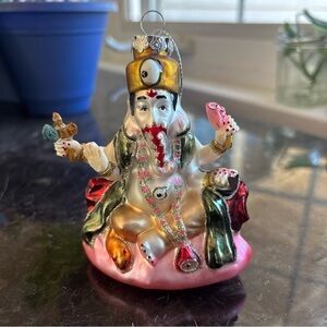 World Market “Ganesh” Blown-Glass Ornament